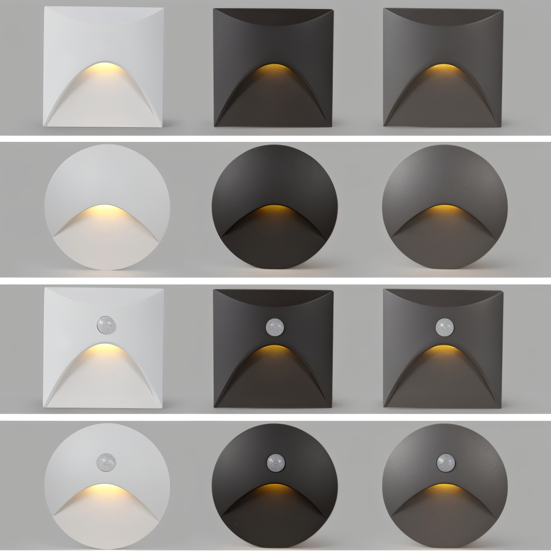 LED Wall Light IP65 with Motion Sensor