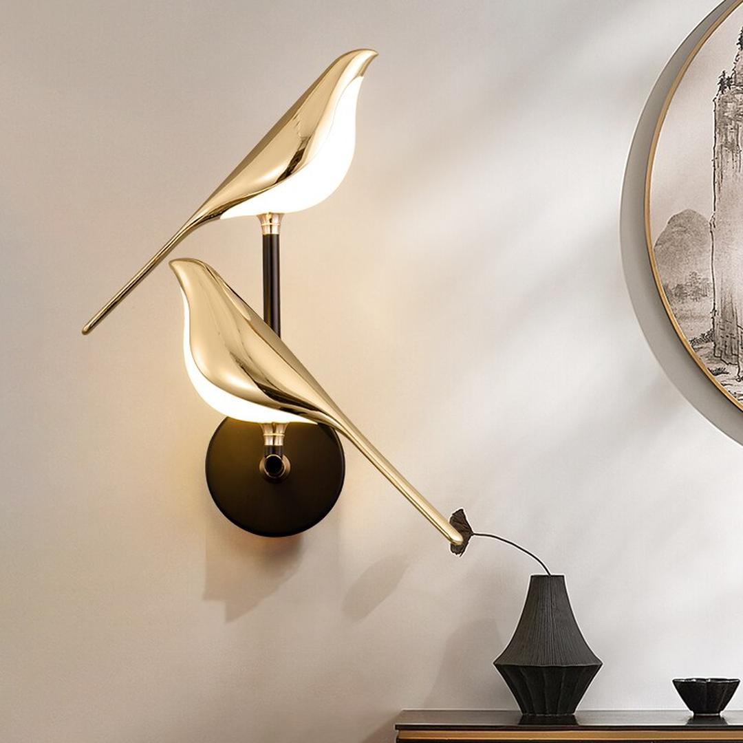 Modern Bird-Shaped LED Wall Lamp
