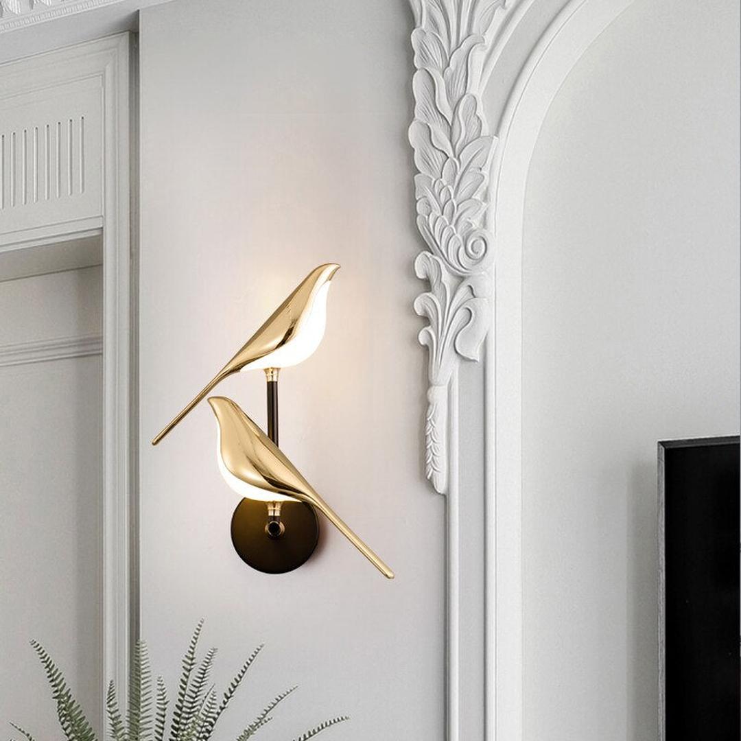 Modern Bird-Shaped LED Wall Lamp