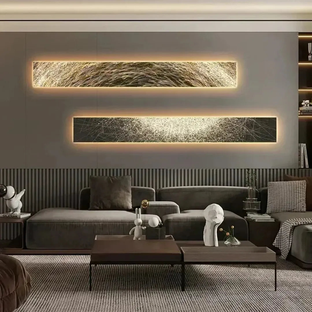 Modern LED Wall Lamp with Wood Finish
