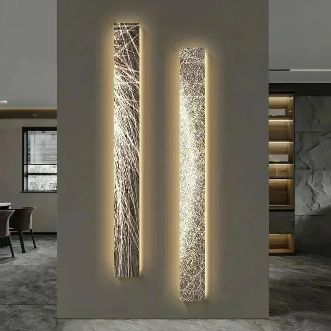 Modern LED Wall Lamp with Wood Finish