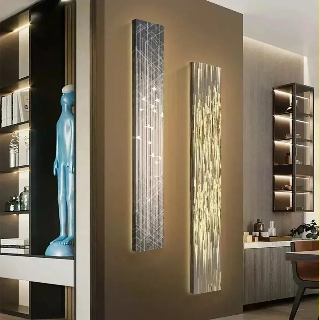 Modern LED Wall Lamp with Wood Finish