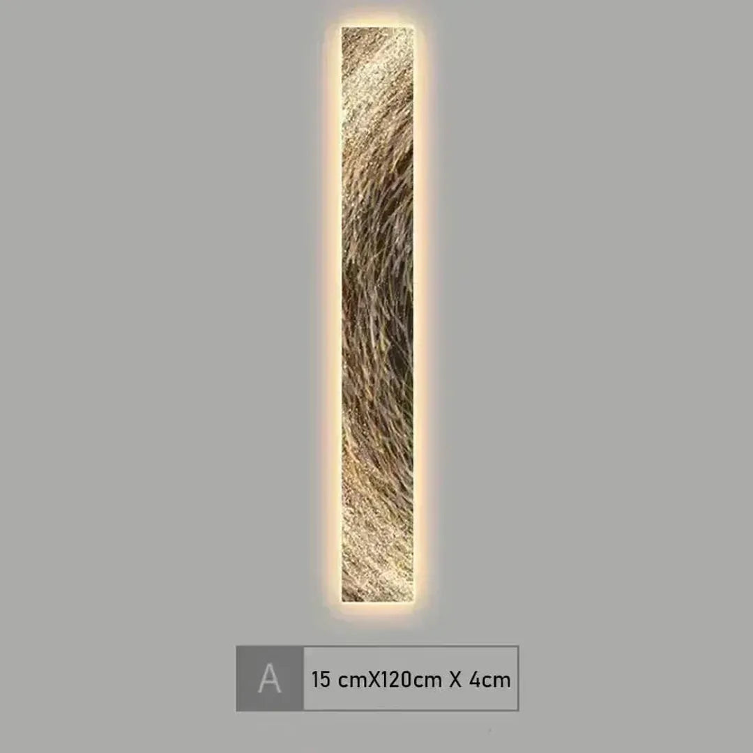 Modern LED Wall Lamp with Wood Finish