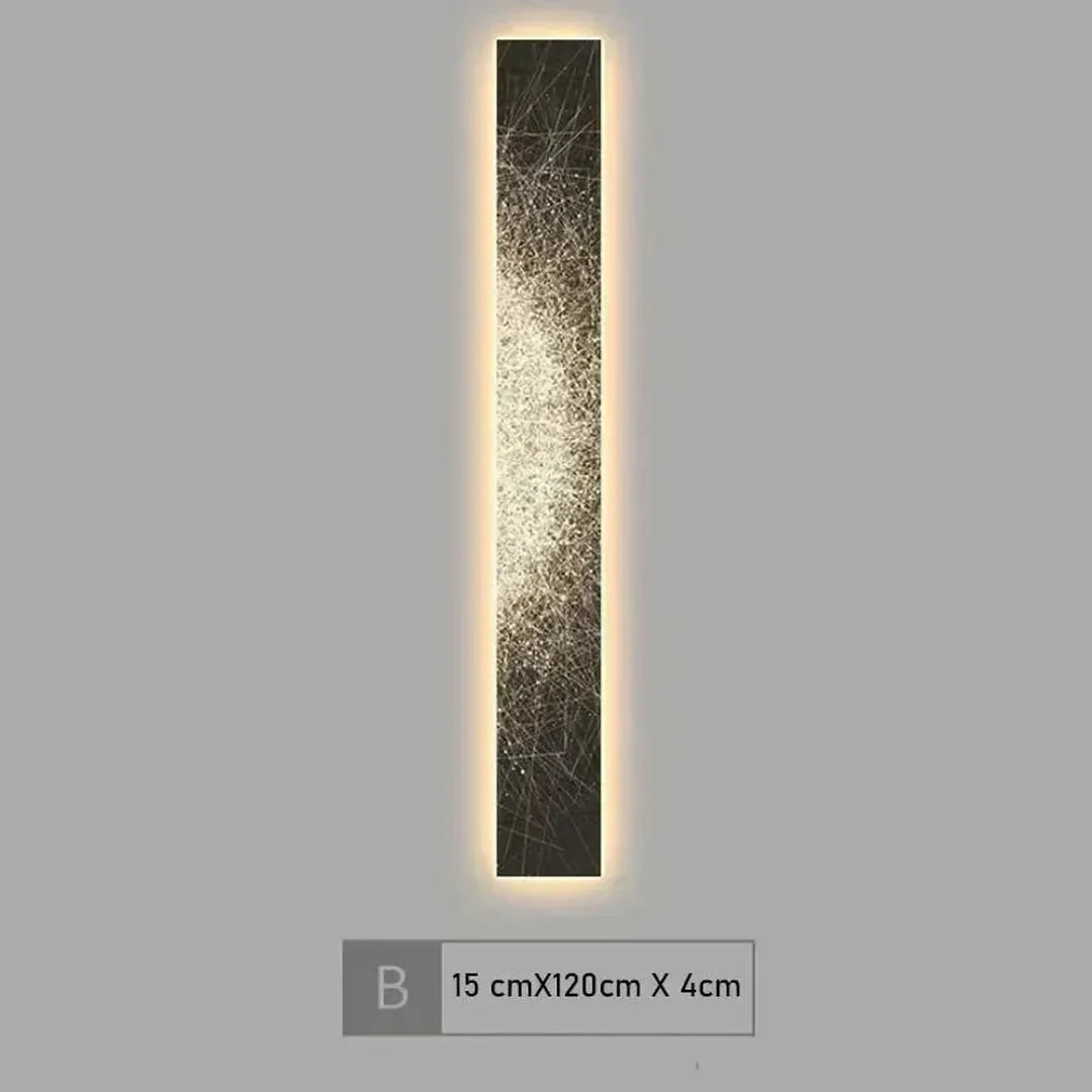 Modern LED Wall Lamp with Wood Finish