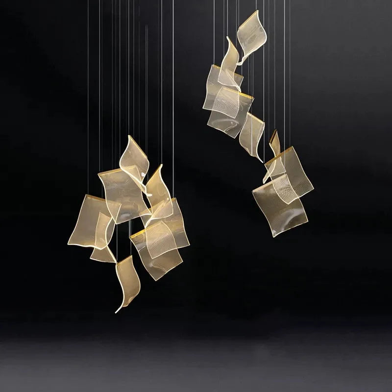Jonas Postmodern Style Staircase Pendant Chandelier Light