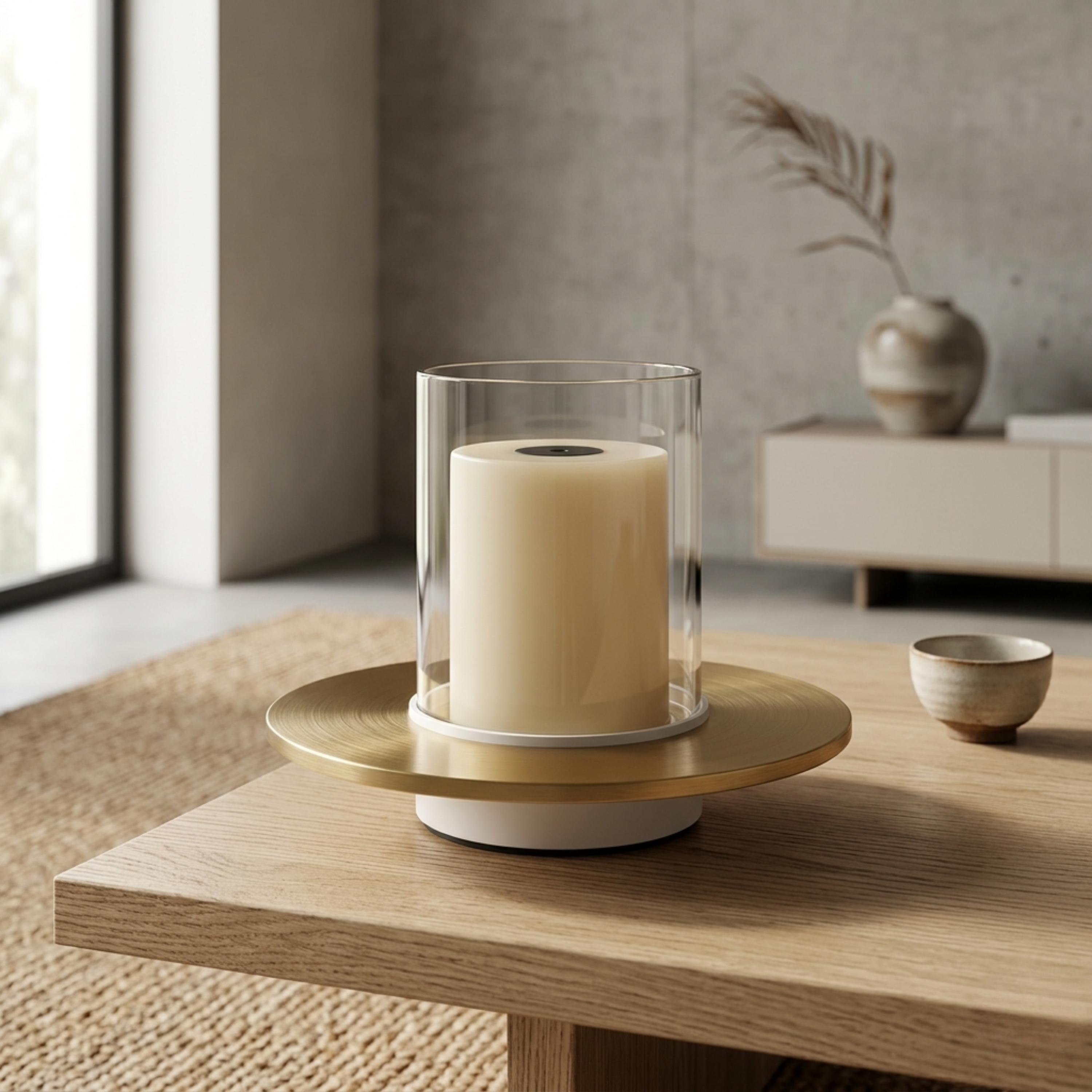 Rechargeable Candle Style Cordless Table Lamp With Gesture Control