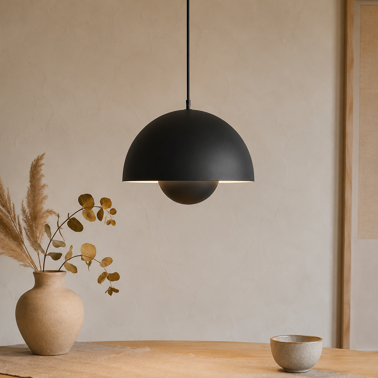 Retro Iron Mushroom Dome Pendant Light
