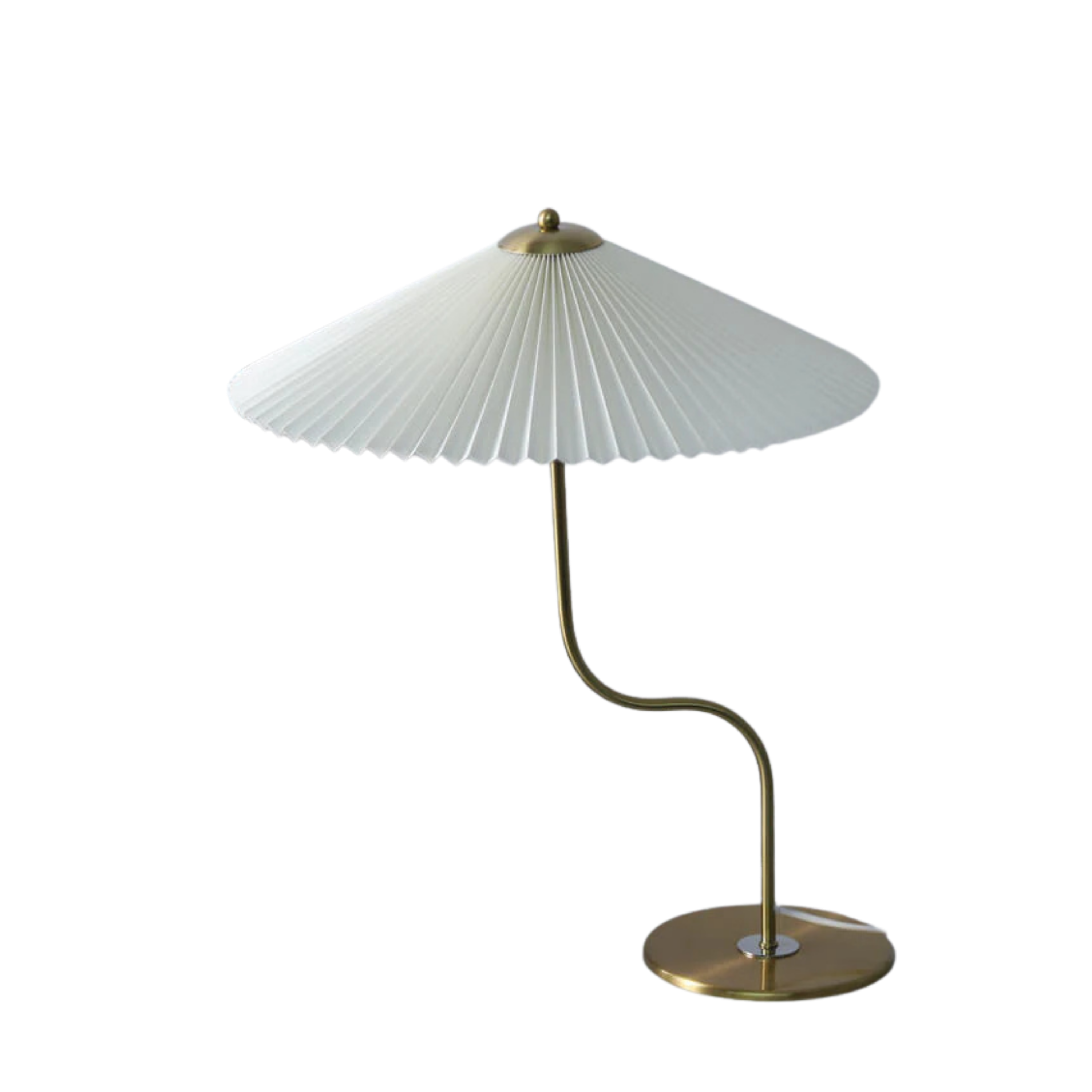Retro Pleated Umbrella Shade Touch Dimmable Table Lamp