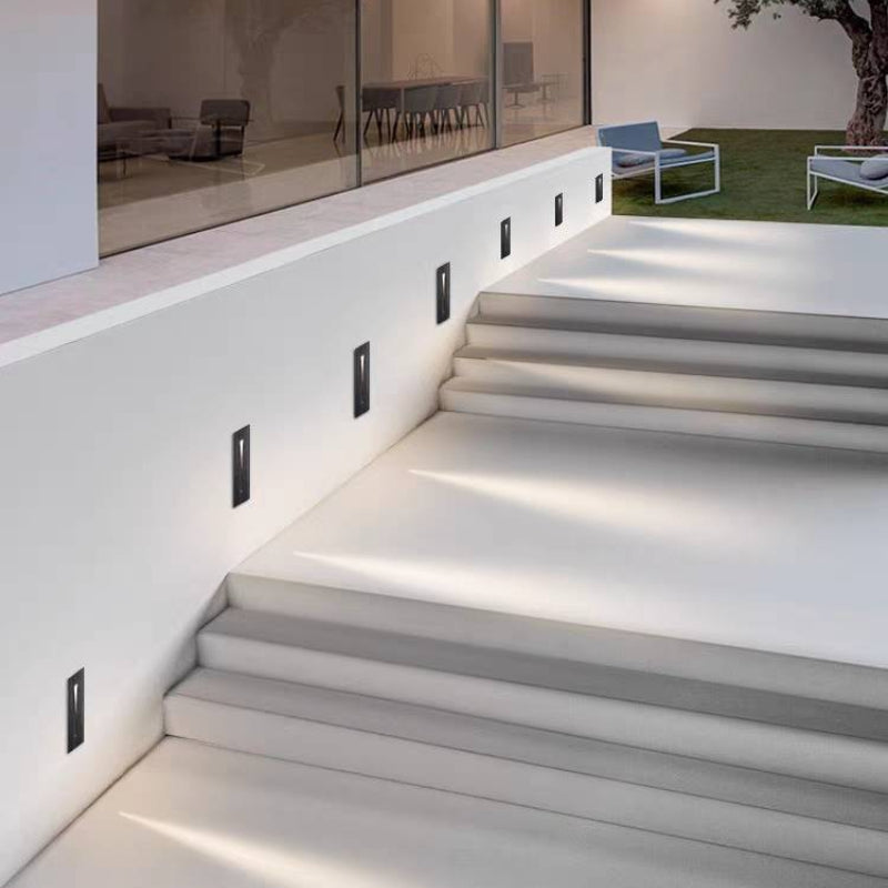 Square Metal Outdoor Deck and Step Light