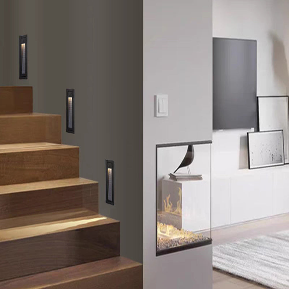 Square Metal Outdoor Deck and Step Light