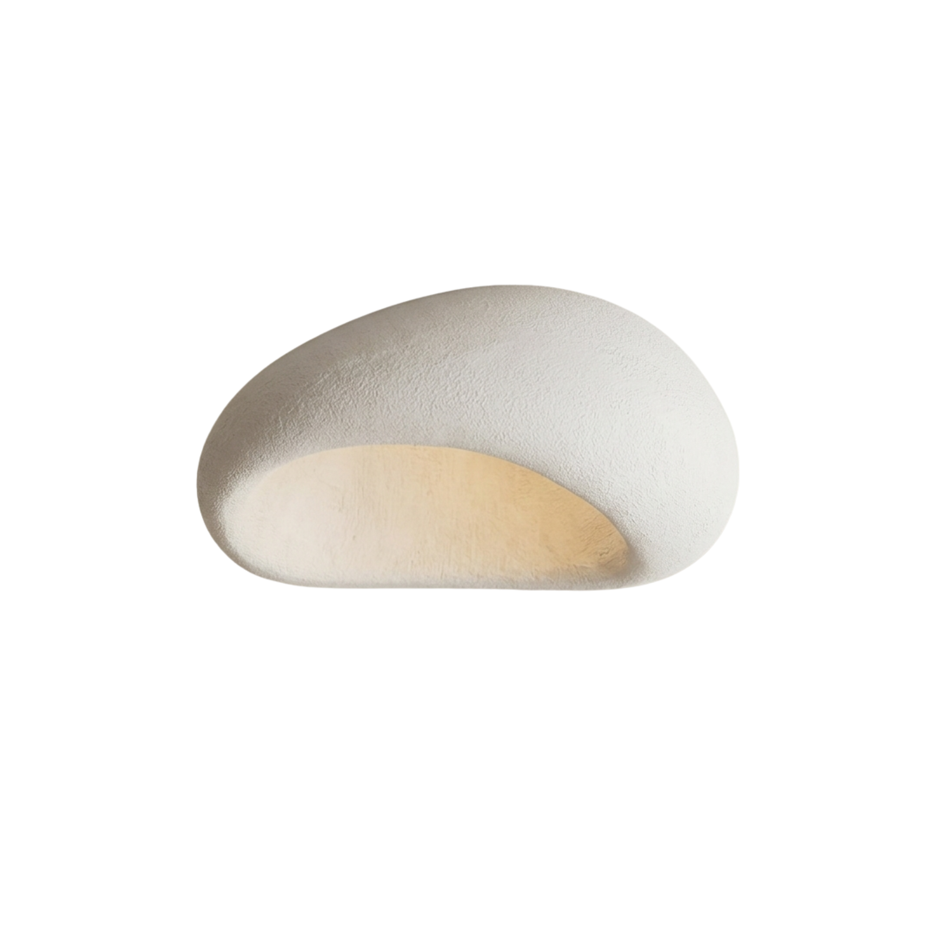 Wabi Sabi Pebble Flush Mount LED Ceiling Light