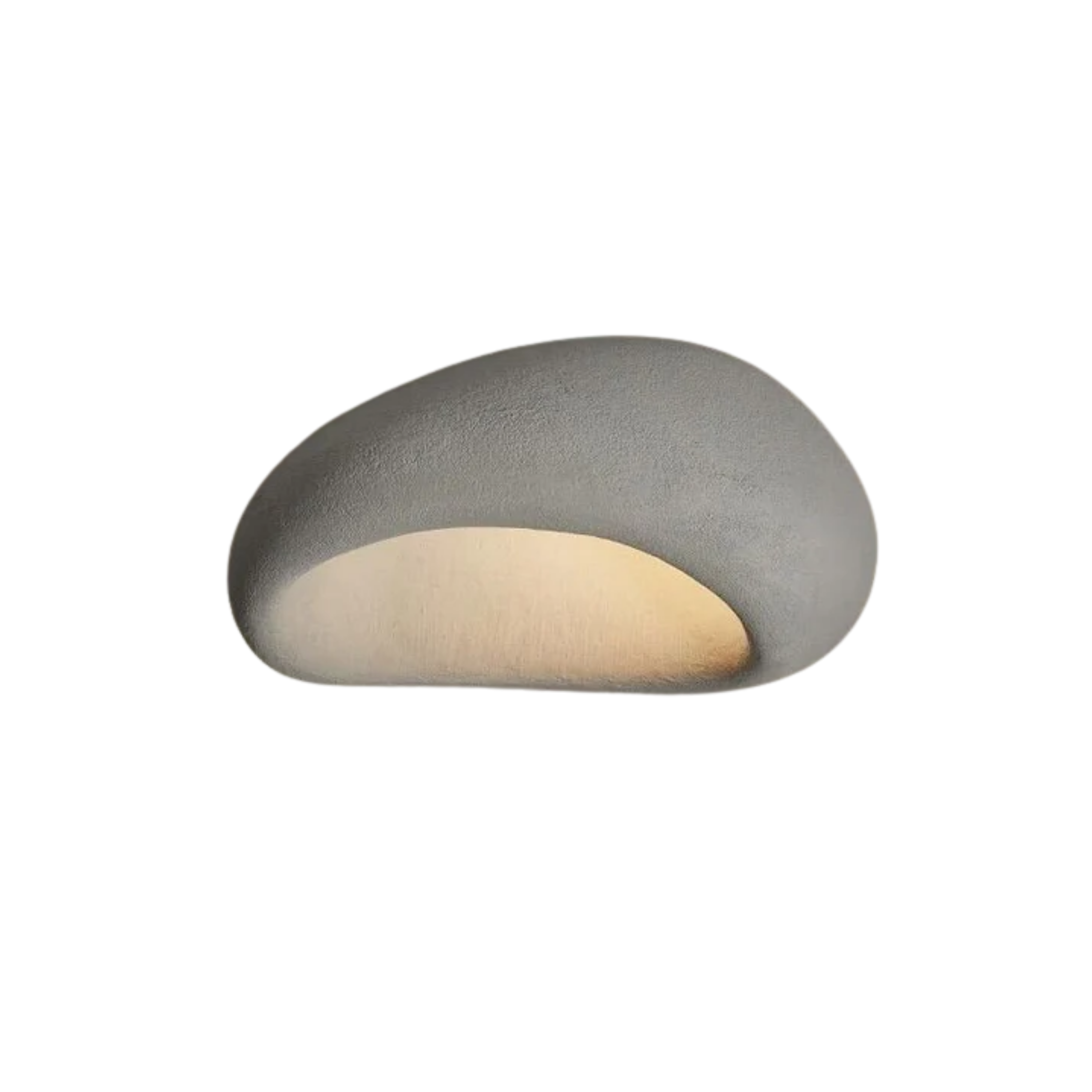 Wabi Sabi Pebble Flush Mount LED Ceiling Light