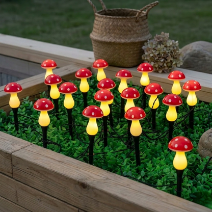 Mushroom Solar Outdoor Light