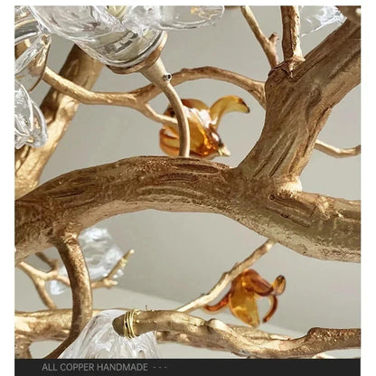 Asut Sculptural Branch Chandelier Lighting