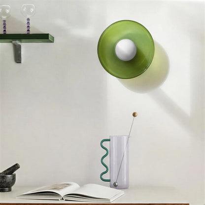 Bauhaus Round Ceiling Light Fixture With Decorative Style