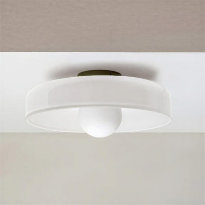 Bauhaus Round Ceiling Light Fixture With Decorative Style