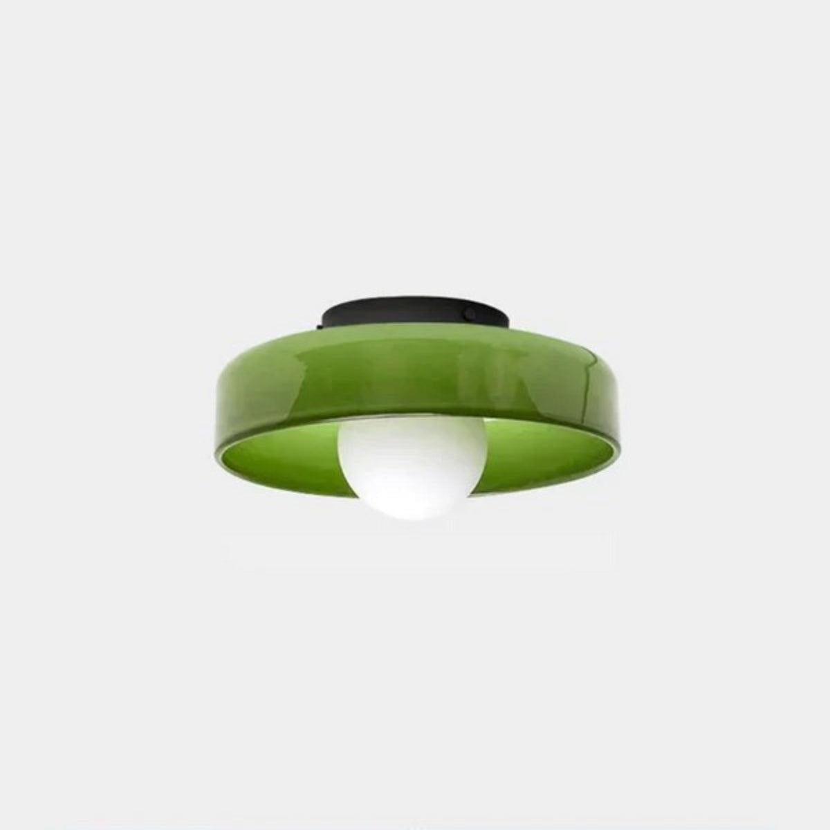 Bauhaus Round Ceiling Light Fixture With Decorative Style