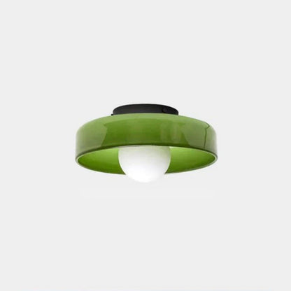 Bauhaus Round Ceiling Light Fixture With Decorative Style
