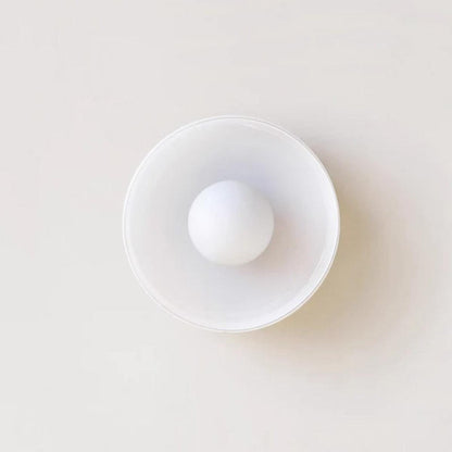 Bauhaus Round Ceiling Light Fixture With Decorative Style