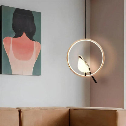 Bird Styled Hanging Pendant Light