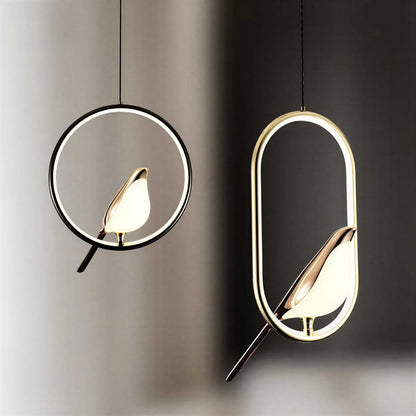 Bird Styled Hanging Pendant Light