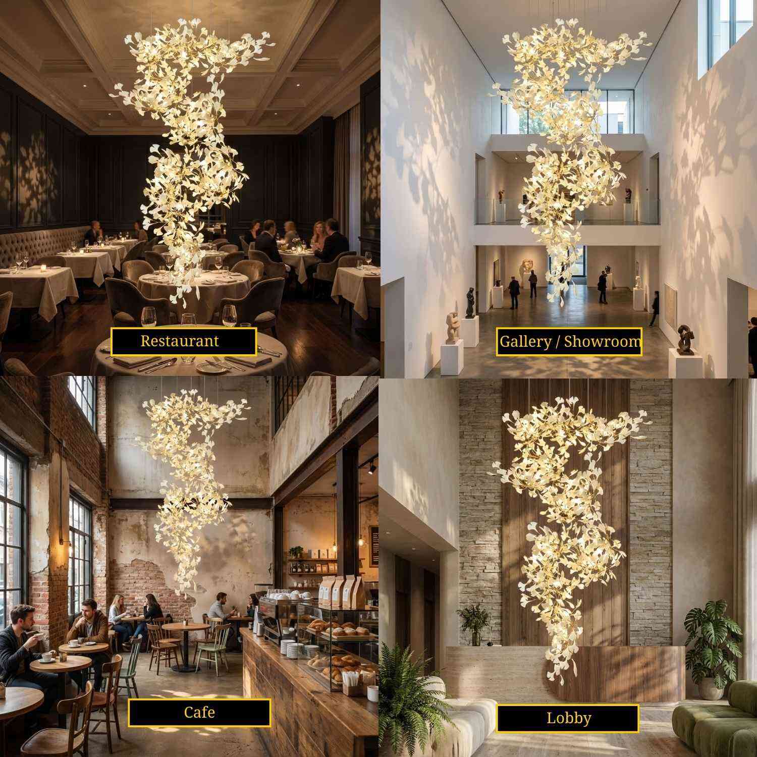 Calla Luxury Staircase Chandelier