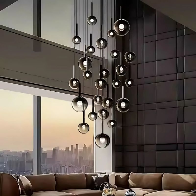 Cleo Bubble Staircase Chandelier