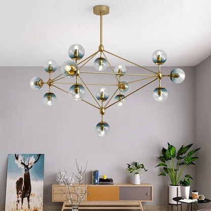 Contemporary Black Chandeliers 15/21 Heads