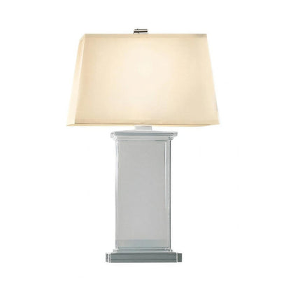 Contemporary Table Lamp Featuring Rectangular Lighting Design