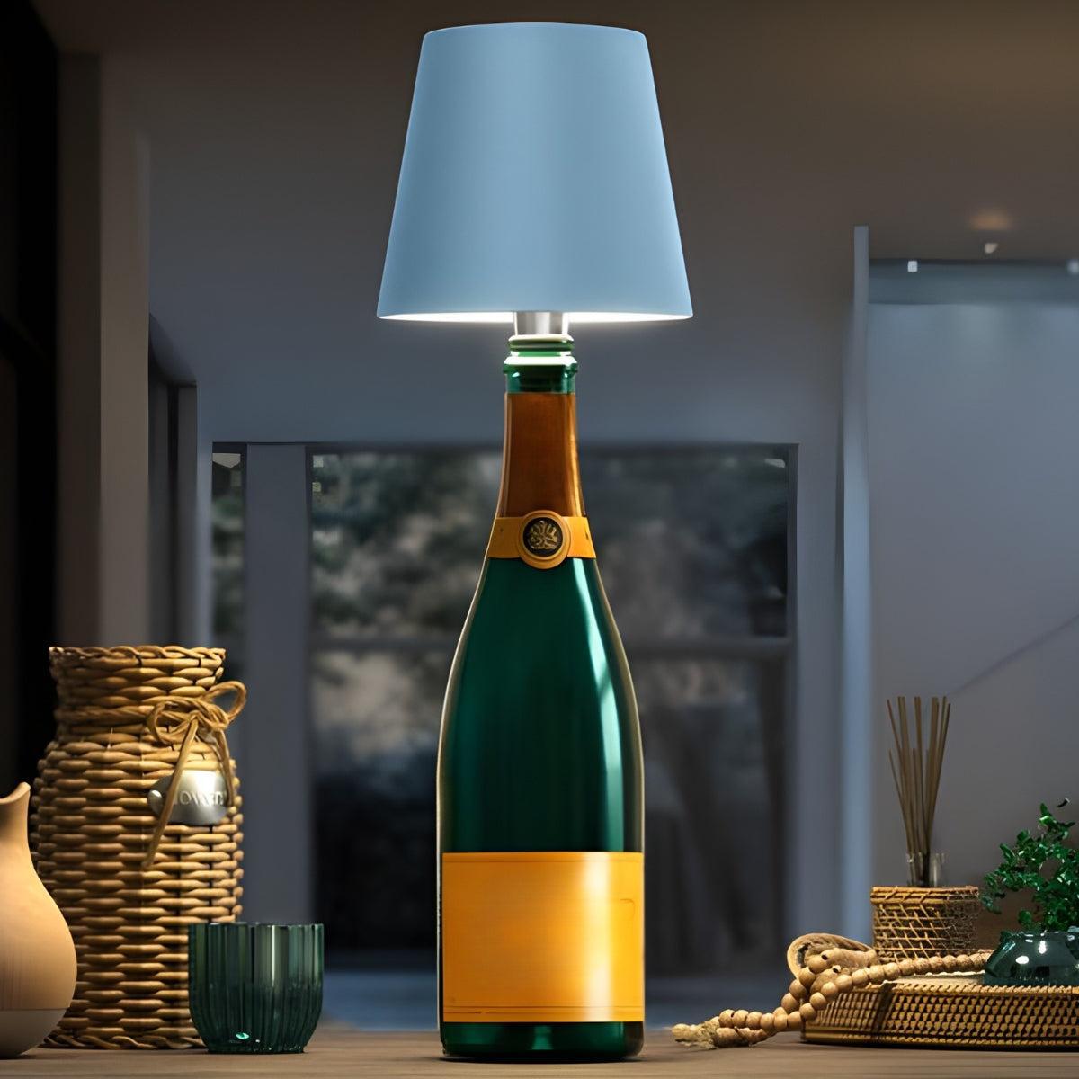 Cordless Lamp For Bottles With Battery Operated LED
