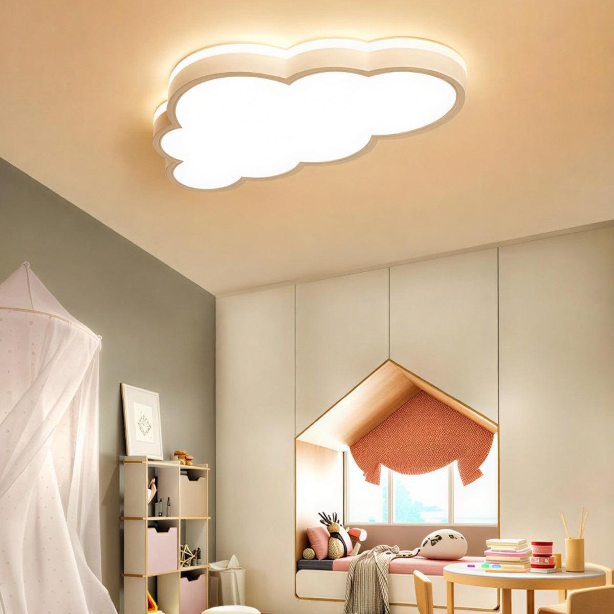 Decorative Cloud Shaped Flushmount Ceiling Light Fixture