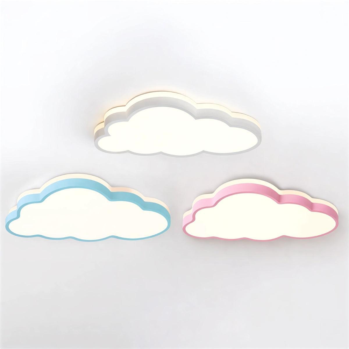 Decorative Cloud Shaped Flushmount Ceiling Light Fixture