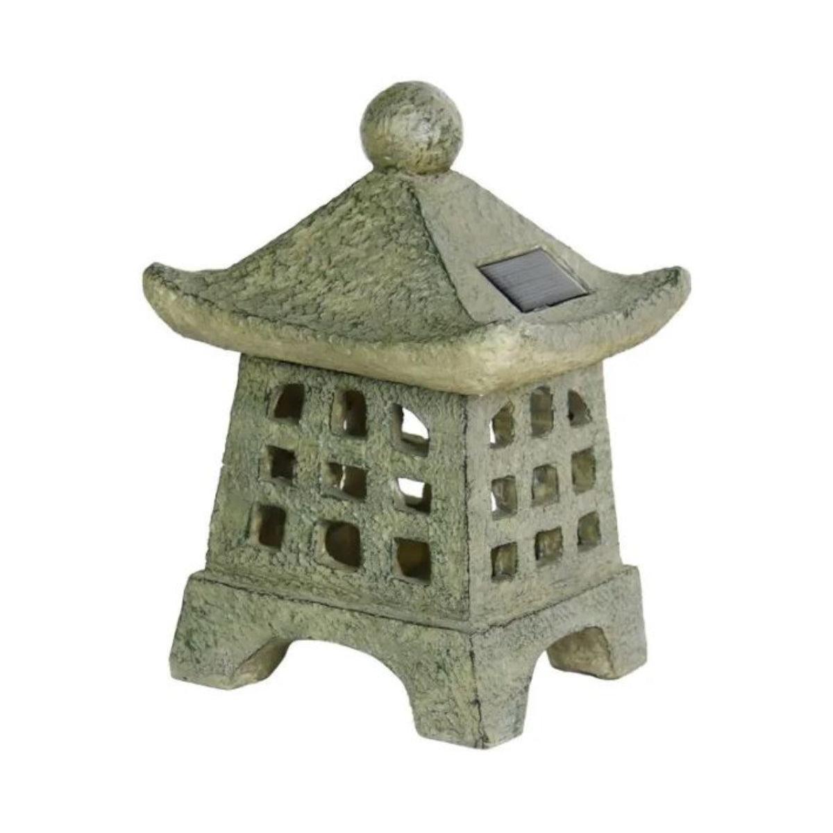 Decorative Solar Powered Pagoda Styled Outdoor Light