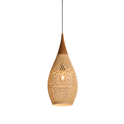 Vintage Rattan Ceiling Light
