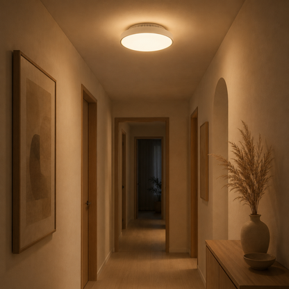 Invisible Bladeless LED Ceiling Fan Light