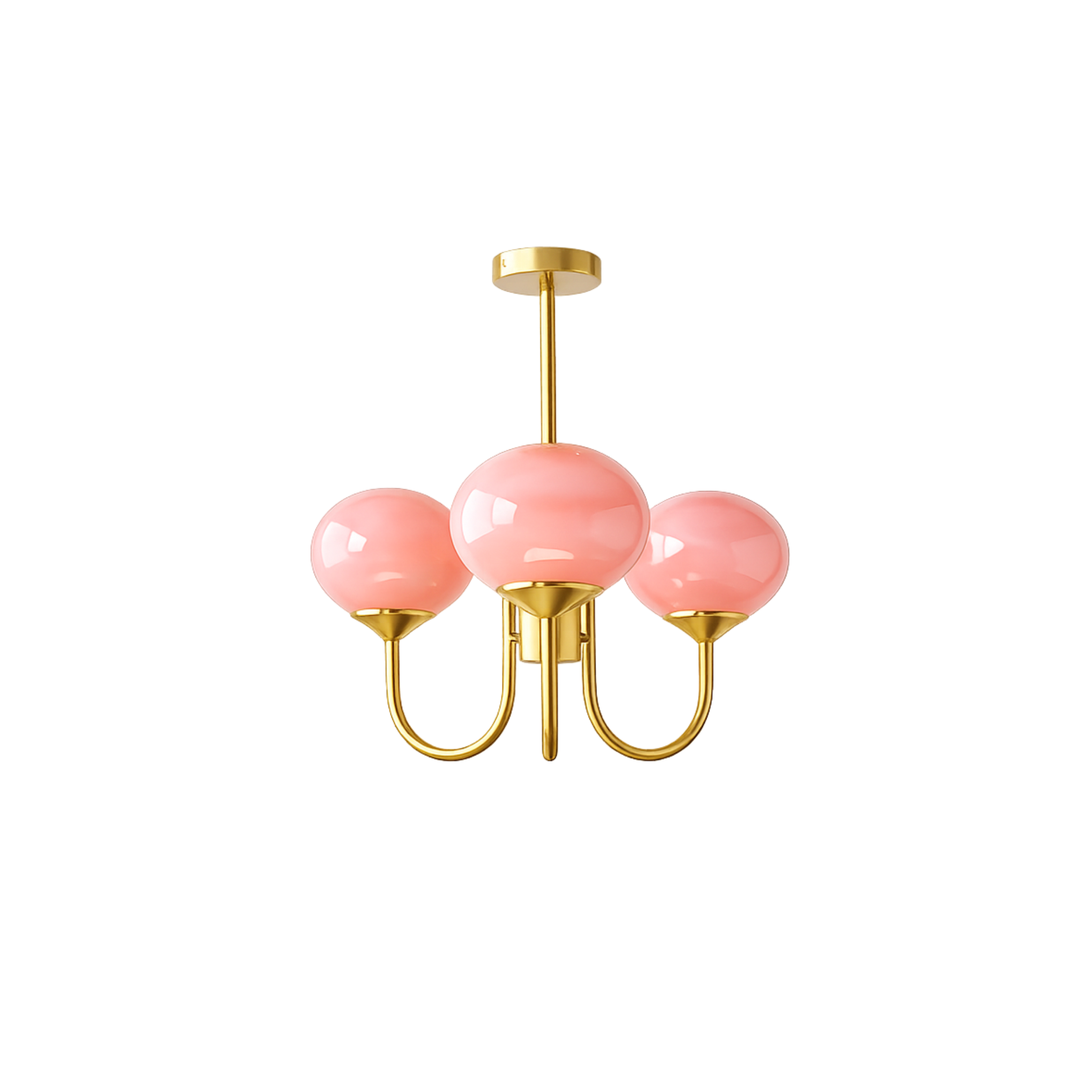 Glass Globe Chandelier Ceiling Light