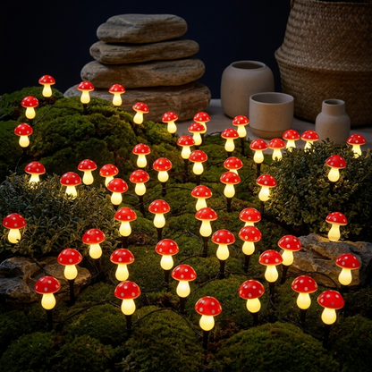 Mushroom Solar Outdoor Light