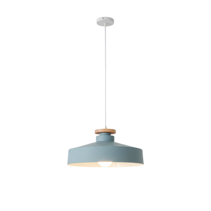 Scandinavian Wooden Pendant Light Natural Wood Ceiling Lamp for Living Room and Kitchen