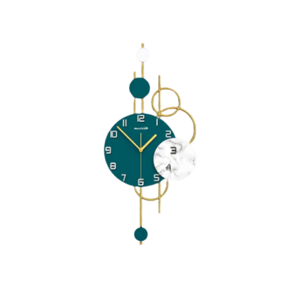 Metal Wall Clock with 7 Circles