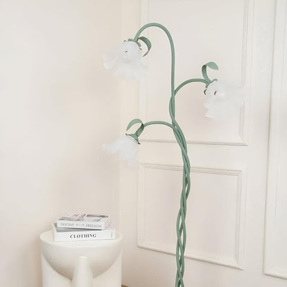 Floor Lamp For Living Room With Flower Design