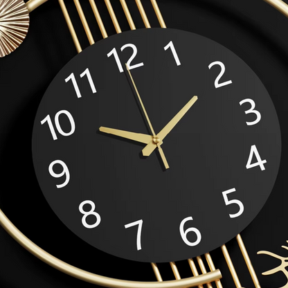 Living Room Golden Wall Clock