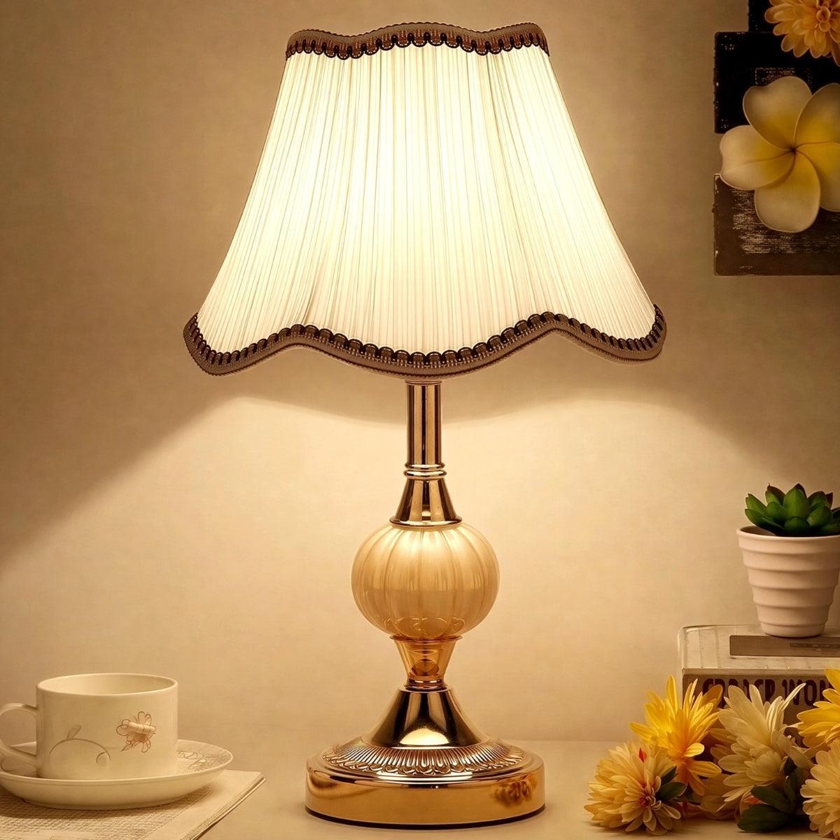 Mid Century Vintage Table Lamp With Scandinavian Design