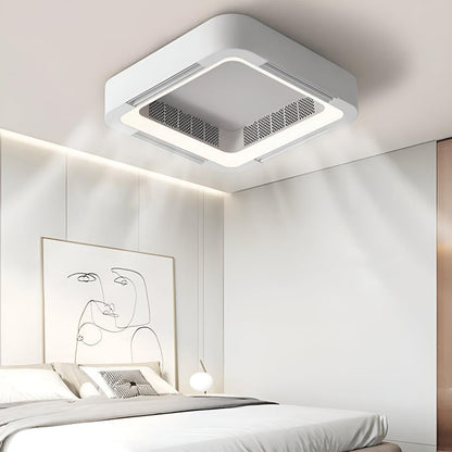 Modern Bladeless Ceiling Fan Light With Adjustable Lighting