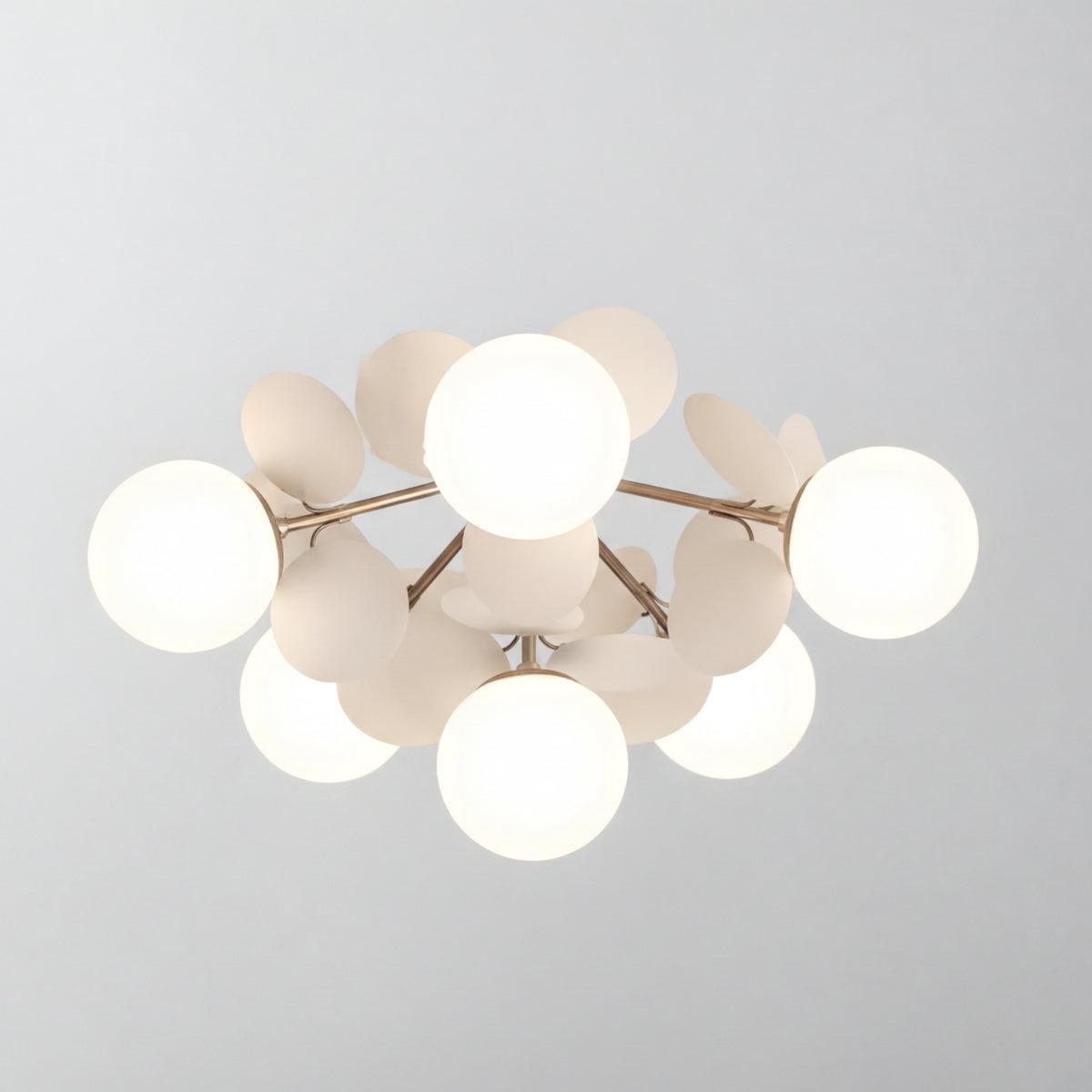 Modern Flushmount Ceiling Light Fixtures With Spherical Design