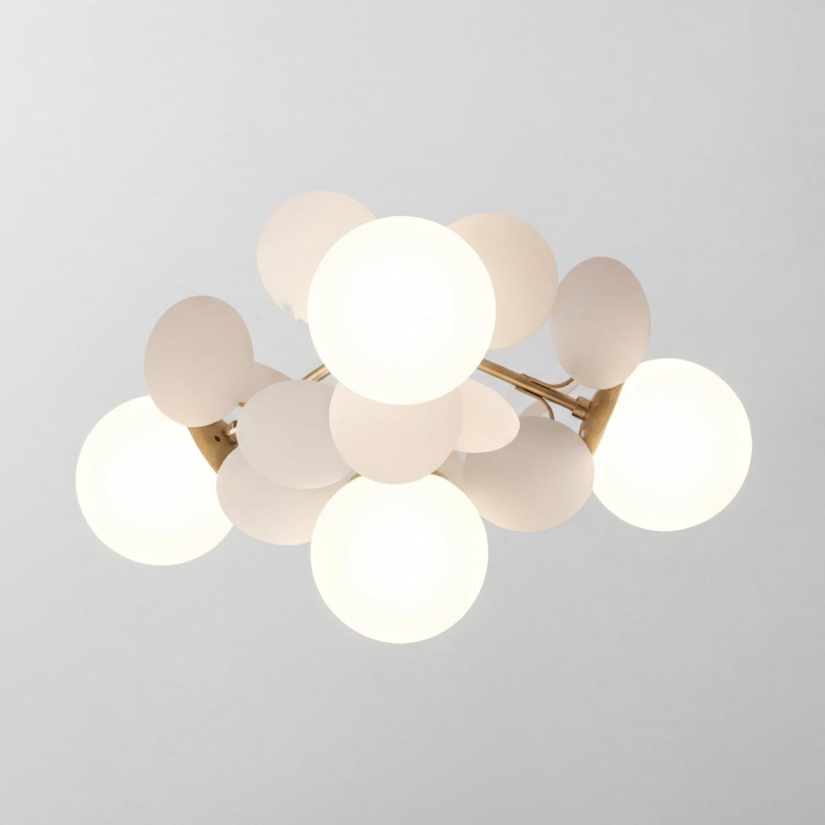 Modern Flushmount Ceiling Light Fixtures With Spherical Design