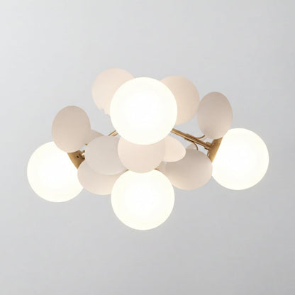 Modern Flushmount Ceiling Light Fixtures With Spherical Design