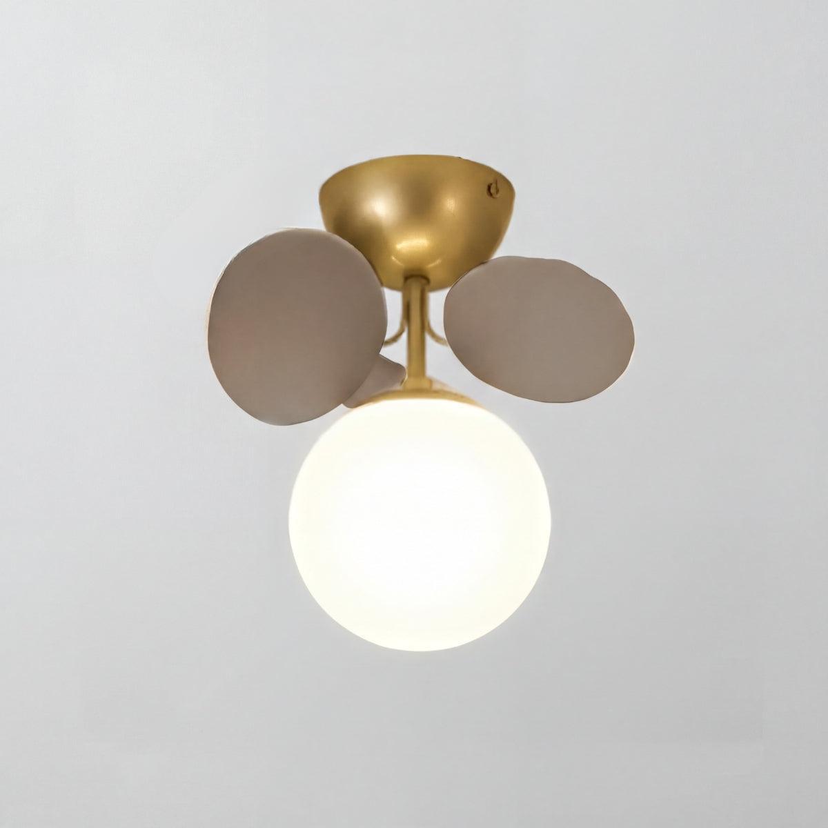 Modern Flushmount Ceiling Light Fixtures With Spherical Design