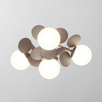 Modern Flushmount Ceiling Light Fixtures With Spherical Design
