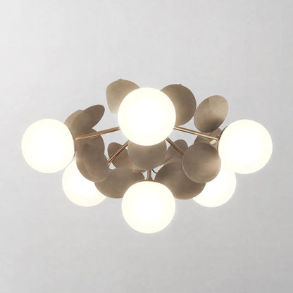 Modern Flushmount Ceiling Light Fixtures With Spherical Design