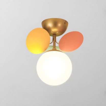 Modern Flushmount Ceiling Light Fixtures With Spherical Design